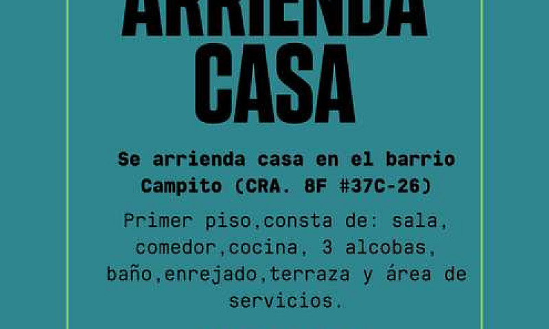 Se Arrienda Casa En ...