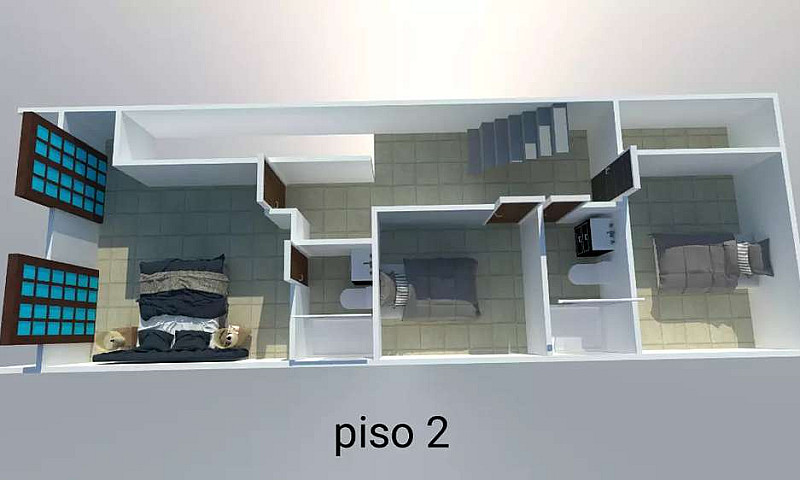 Casa De 3 Pisos A La...