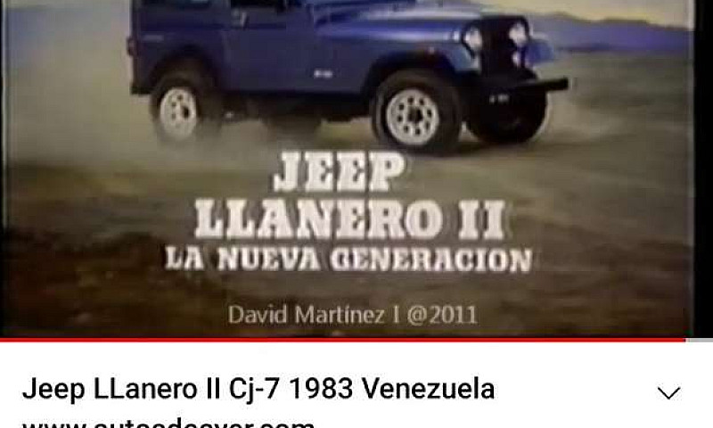 Cj7 Ford Llanero Mec...
