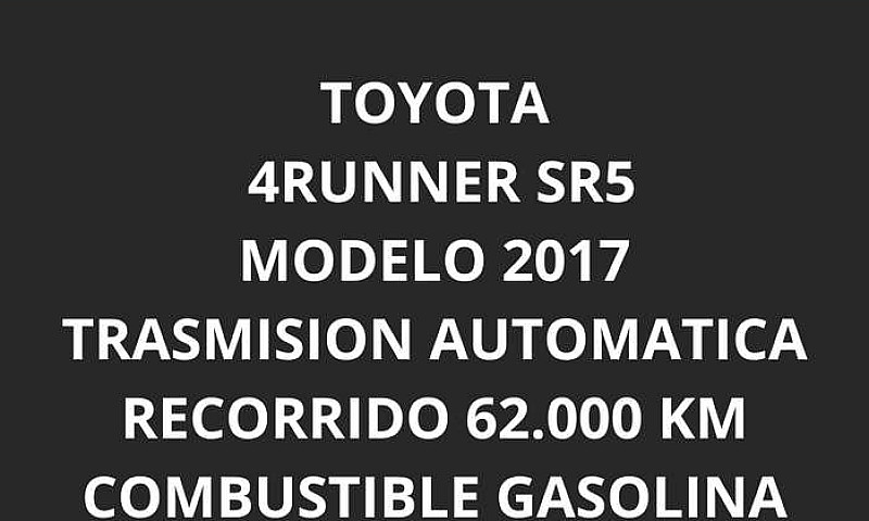 Toyota 4 Runner Sr5 ...