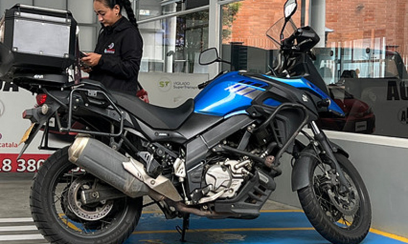 Vstrom 650 Xt Azul Y...