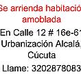 Se Arrienda Habitación Amoblada Para Caballero